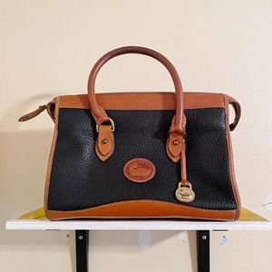 Vintage Dooney & Bourne Classic Satchel Black